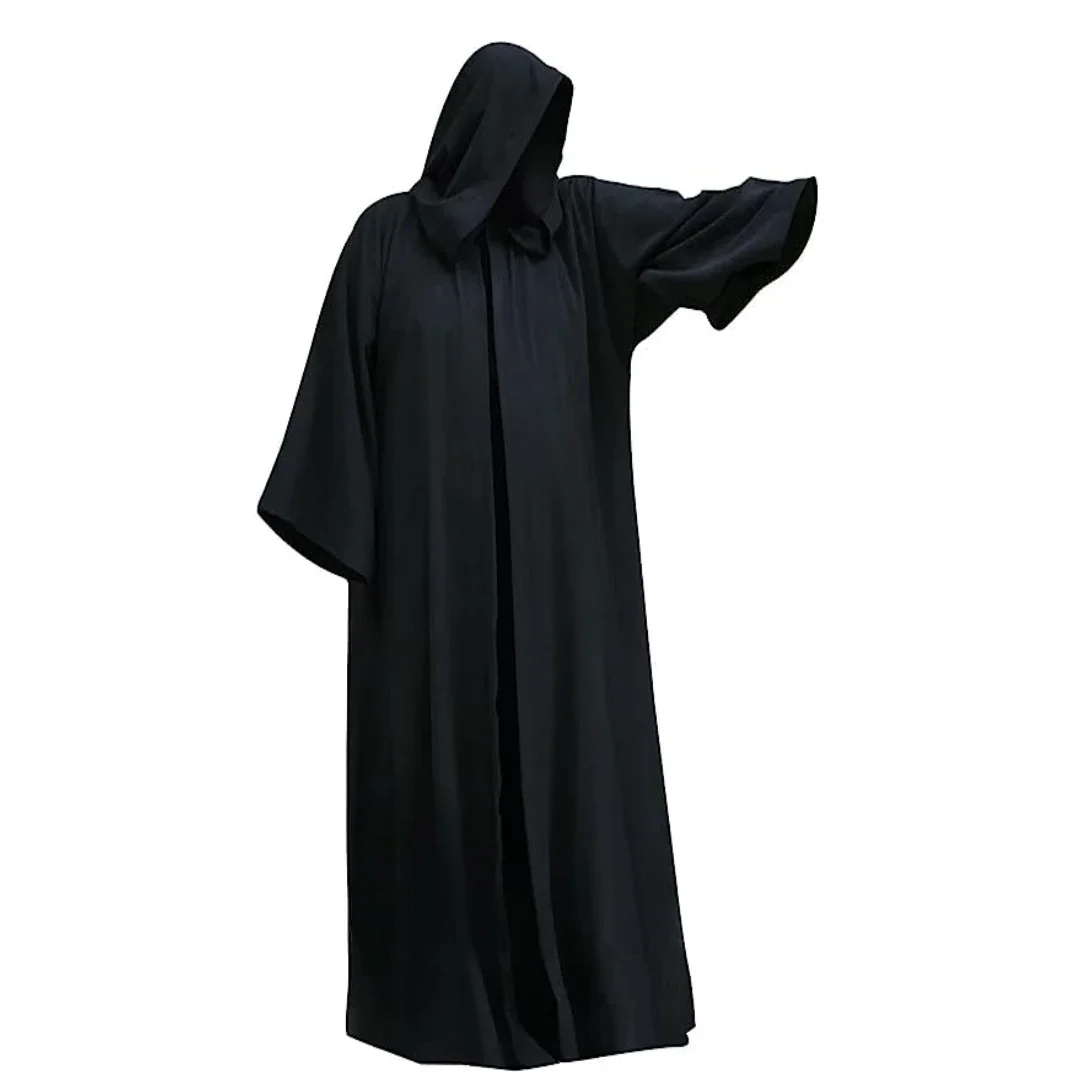 Avec capuche Robe de prêtre tenue cape médiévale Halloween pour scène Cosplay Robe Jedi Cape de chevalier Robe de moine médiévale Costume