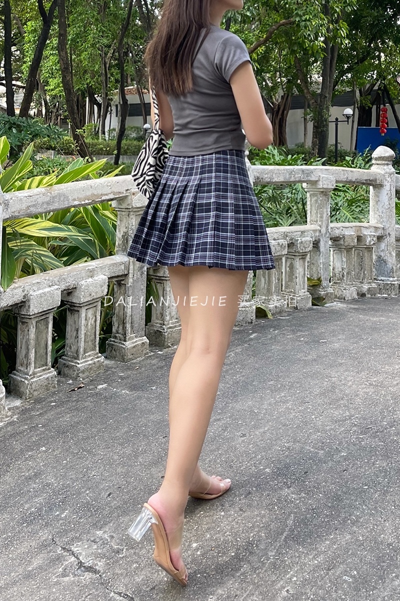Mini jupe plissée Kawaii Loli Sweet Girl pour femmes, jupes coréennes féminines, plaid taille haute, cosplay japonais, JK, grande taille 3XL, F4P6