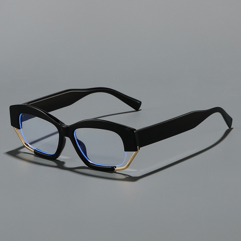Lunettes anti-lumière bleue de forme irrégulière, tendance, pour hommes et femmes, monture décorative pour usage quotidien