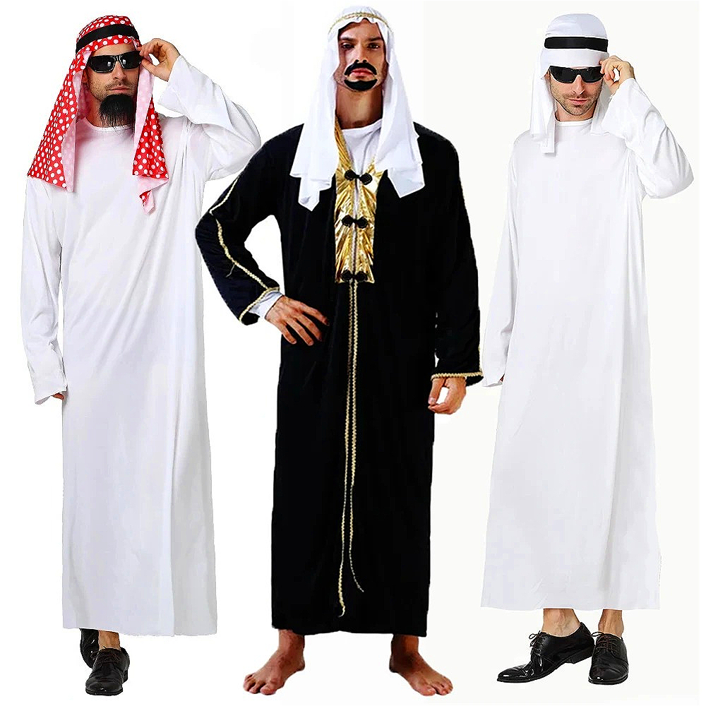 Hommes arabie arabe Sheikh Costume berger Prince arabe Cosplay pour adulte Fantasia pourim Halloween Costumes