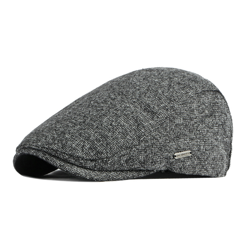 Automne hiver chevrons bec de canard chapeau plat béret chapeau hommes femmes rétro gavroche lierre casquette peintre Gatsby conduite Cabbie casquette
