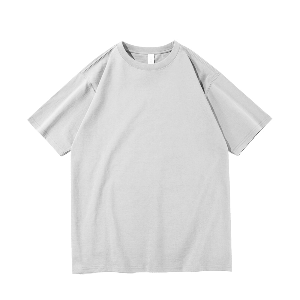 T-shirt à Manches Courtes et Col Rond pour Homme, Vêtement Basique, Décontracté, Surdimensionné, en Coton, Été