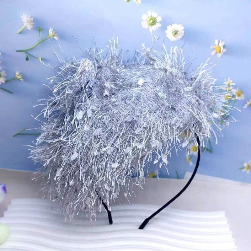 Nouveau petit chapeau rétro français avec glands et nœuds papillon bandeau rétro pour les femmes nœud papillon délicat et chapeau fascinateur