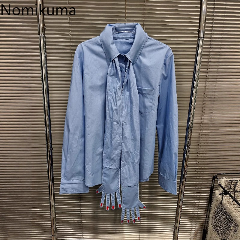 2026 Blouses pour femmes tendance, hauts élégants à manches longues, chemises décontractées style preppy, chemisiers chics décontractés