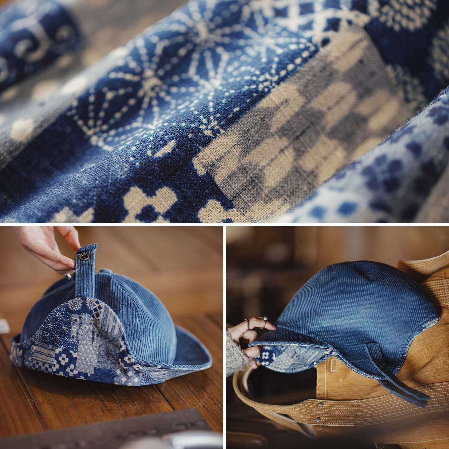 Maden femmes Vintage velours côtelé Bomber chapeau hiver chaud oreillette casquette épais coupe-vent pilote chapeau réglable rétro Design