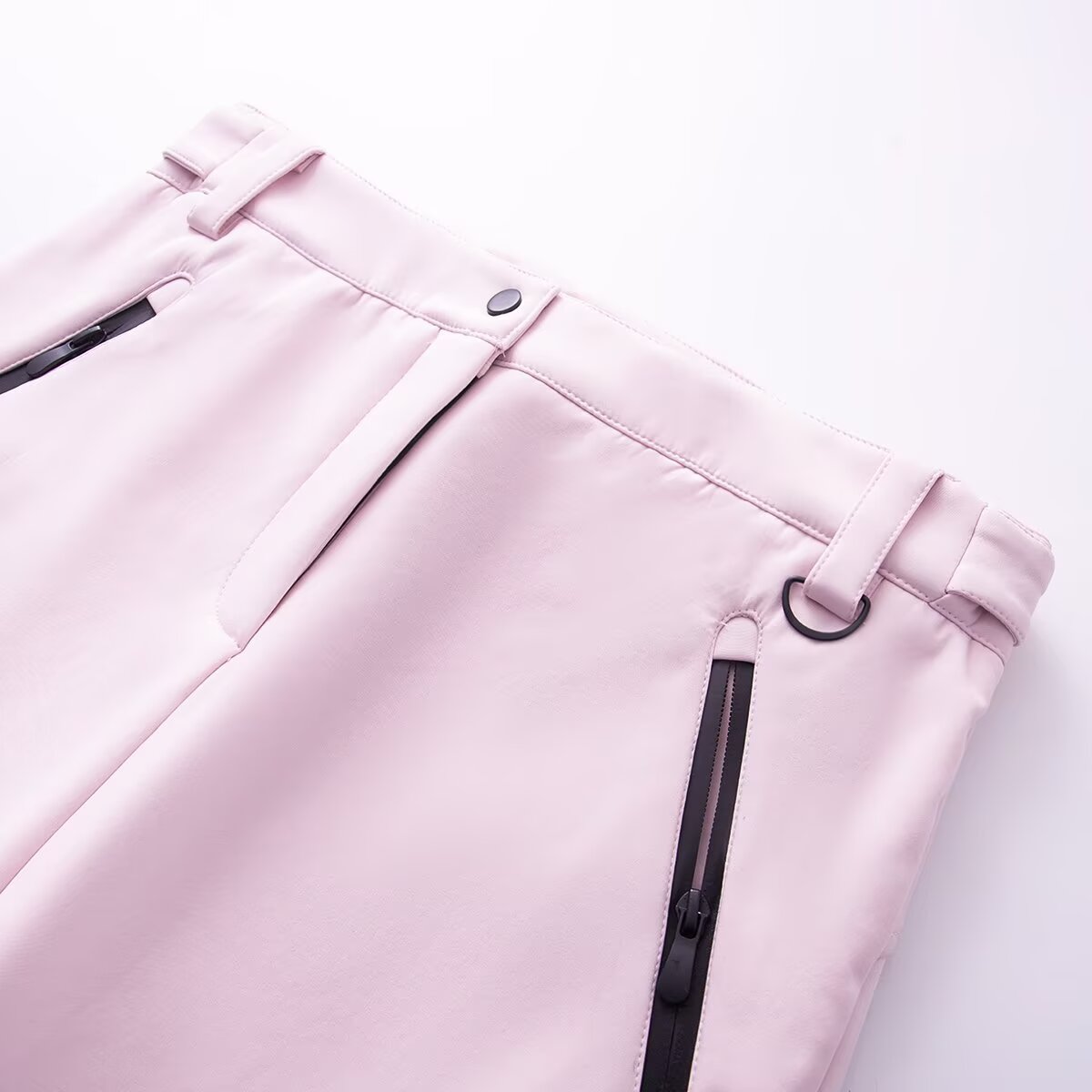 Combinaisons de ski pour femmes, parkas rembourrées chaudes à capuche et fermeture éclair, épaisses, roses, 2 pièces, ensembles de vêtements pour femmes, pantalons coupe-vent, pantalons de survêtement