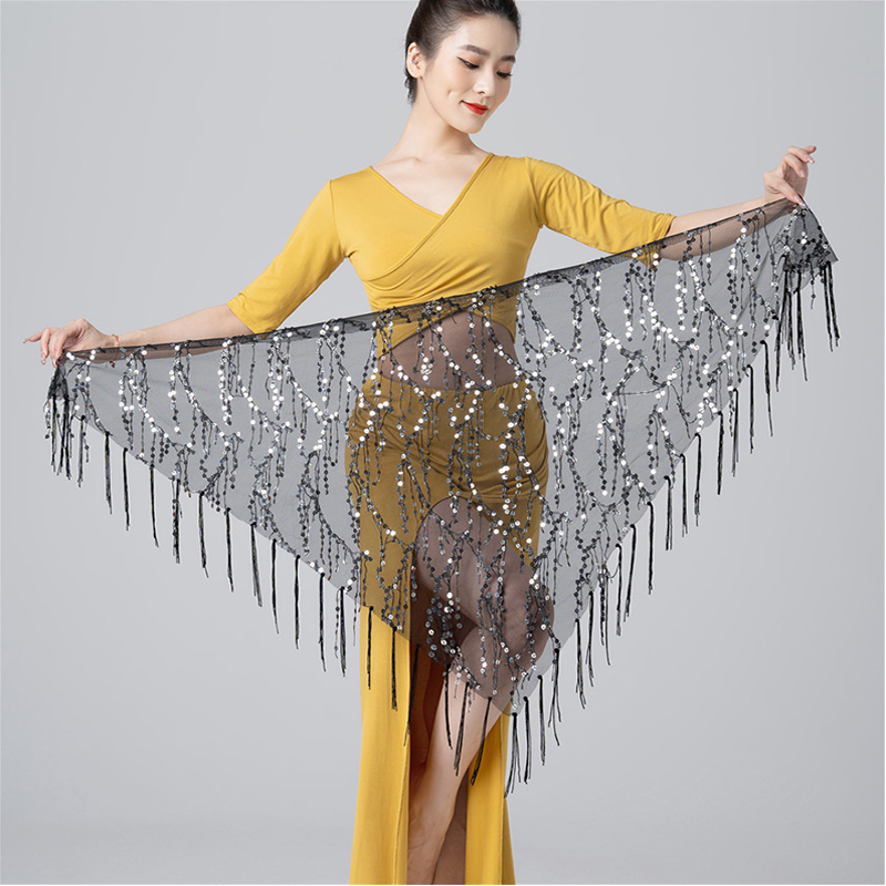 Costumes de danse du ventre pour femmes, nouveau Style, paillettes scintillantes, ceintures de danse du ventre indiennes, mouchoir de hanche, écharpes de danse pour femmes