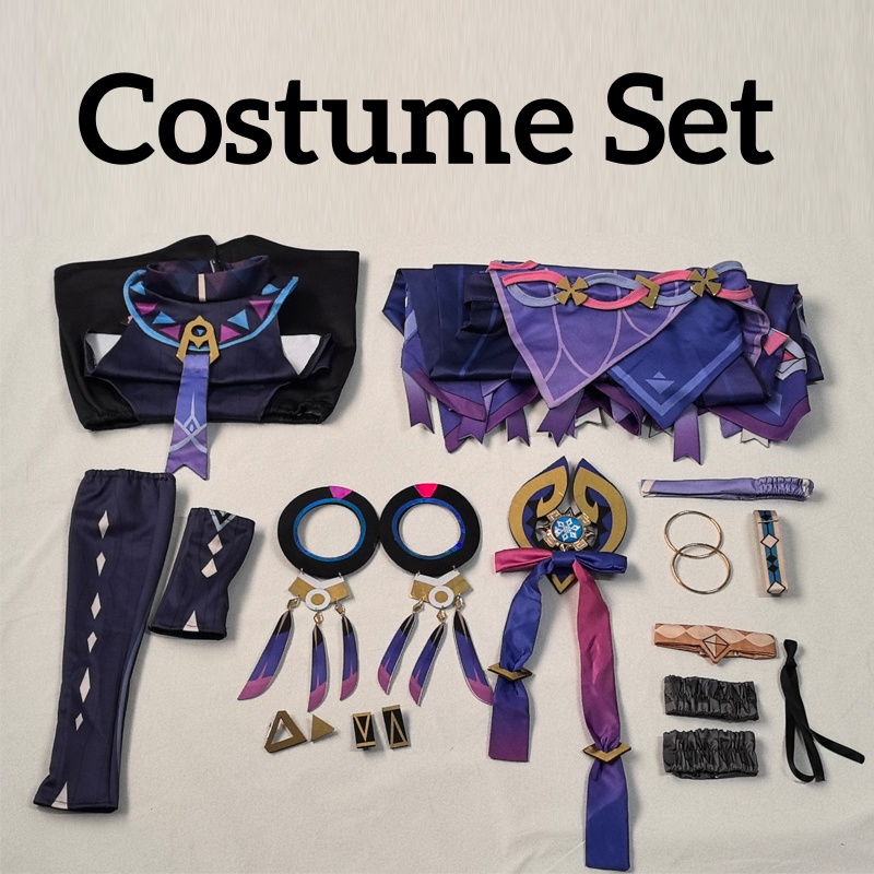 Costume de Cosplay Citlali Genshin Impact, robe, uniforme Citlali avec couvre-chef, ensemble complet, Costume de jeu de rôle