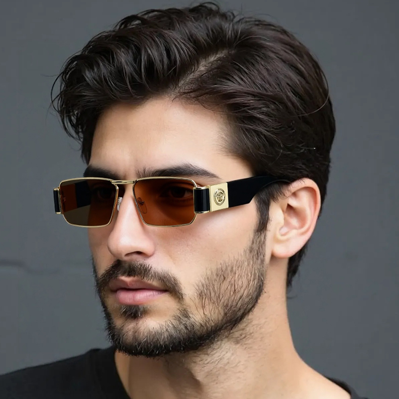 Nouvelle marque de mode lunettes de soleil de créateur de luxe hommes femmes 2026 léopard Vintage élégant nuances lunettes à la mode voyage haut lunettes de soleil