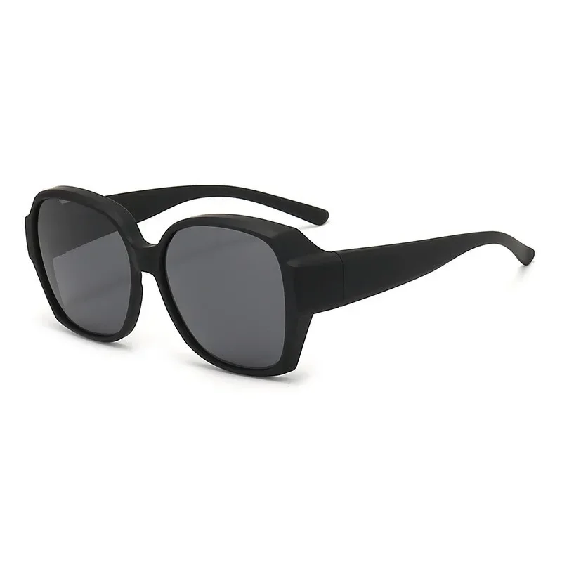 Lunettes de soleil polarisées à grande monture pour la conduite, les voyages et les activités de plein air, protection UV, avec verres correcteurs pour myopie