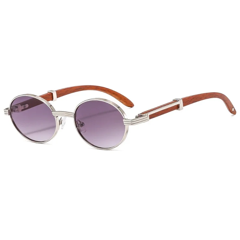 Lunettes de soleil carillon pour femmes et hommes, lunettes de soleil à monture ronde, lunettes de voyage en plein air, nuances UV400, métal simple, mode, nouveau