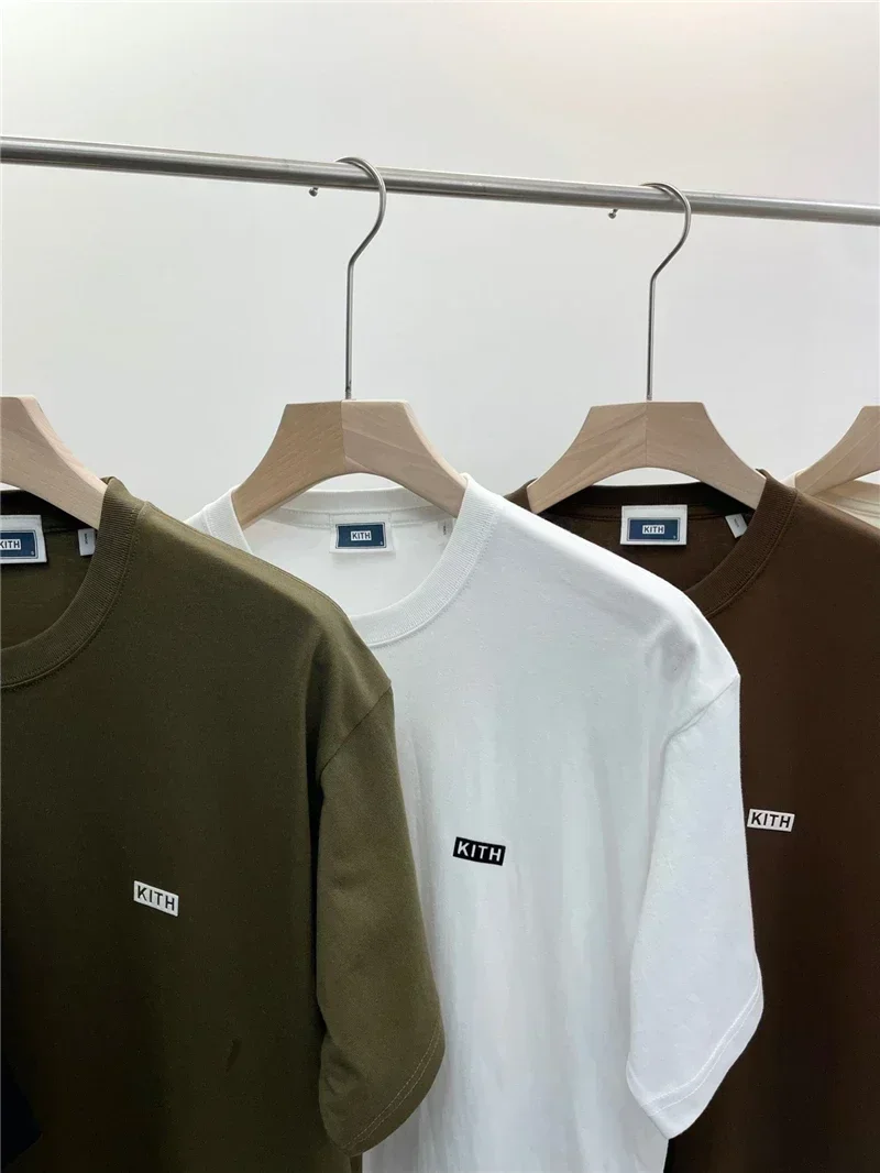 Loisirs de plein air KITH FW mode t-shirt hommes Top qualité KITH surdimensionné femmes t-shirt Vintage à manches courtes hommes vêtements