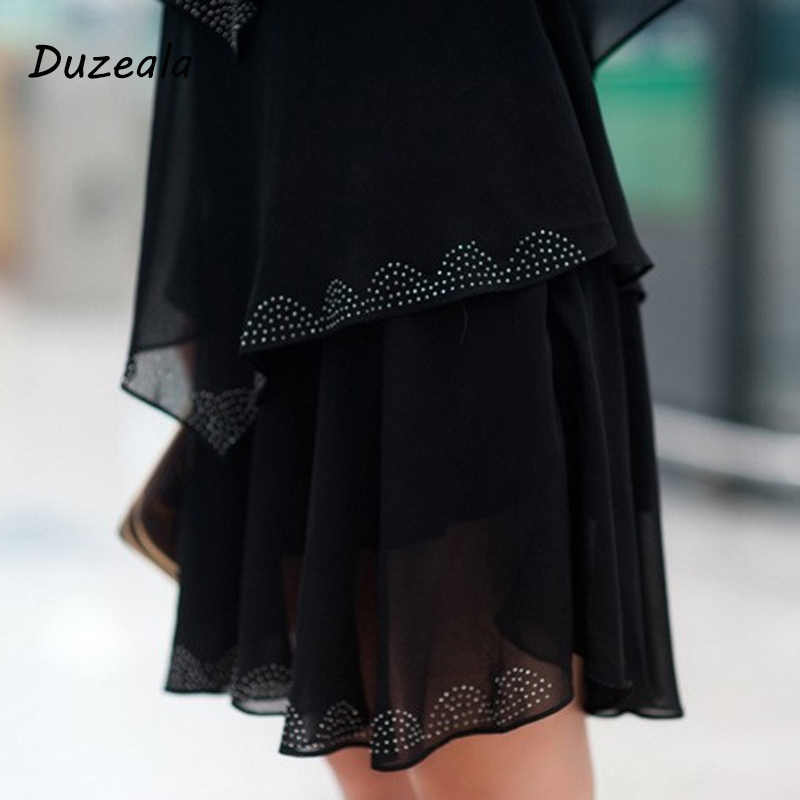 Robe en mousseline De soie personnalisable pour femmes, vêtements d'été, robes De soirée, manches courtes, tenue décontractée, bleu, noir, 2022