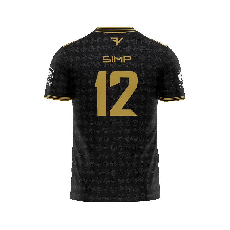 T-shirt commémoratif de l'équipe COD League CDL FAZE VEGAS 2026, maillot doré, pour hommes et femmes, modèle identique à celui des supporters, grande taille.