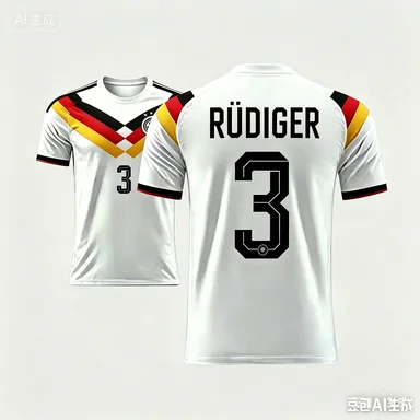 Maillot domicile à manches courtes de la saison 2026 du New Jersey, maillot de football léger