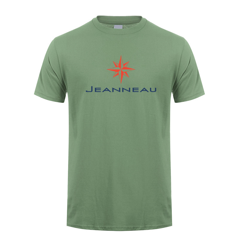 Jeanneau t-shirt été hommes coton à manches courtes T-shirts Jeanneau homme hauts t-shirt LH-390