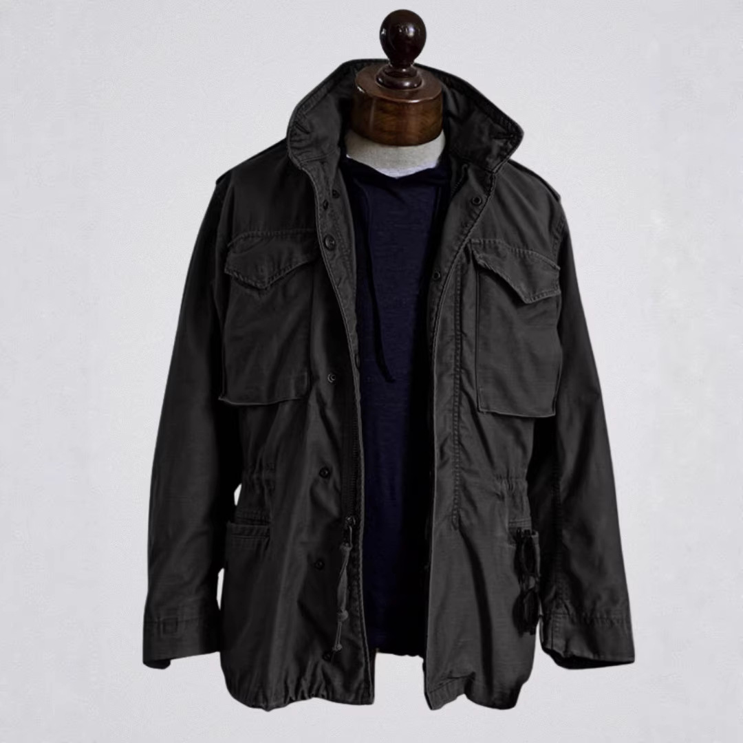 Veste pour homme, veste de travail, veste décontractée vintage, multi-poches, manches longues, cardigan, vêtements pour homme printemps