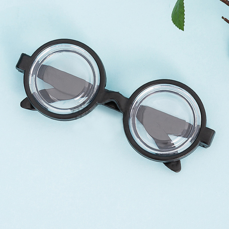 Lunettes de forme ronde, accessoires de lunettes d'halloween amusants, Costumes de Cosplay, accessoires de décoration de fête, cadeaux pour enfants et adolescents