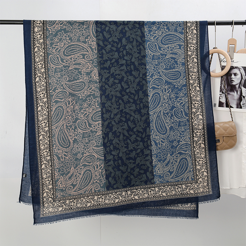Nouveau Paisley coton Pashmina châle dame enveloppement chaud hiver foulards automne Design imprimé femme Foulard plage étoles écharpe de luxe