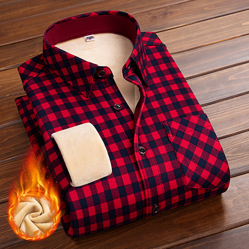Hiver 2025 Manteau chaud pour femme, style chemise, en velours épais et polaire, à motif quadrillé, décontracté, de marque, vêtement d'extérieur