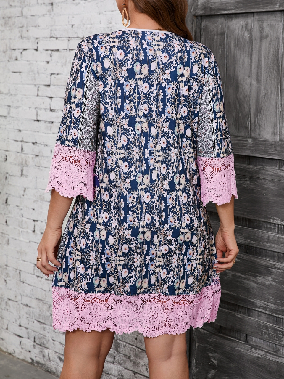 Grande taille mode femmes élégantes robe ample tenue décontractée femmes robe imprimée nouveau tempérament