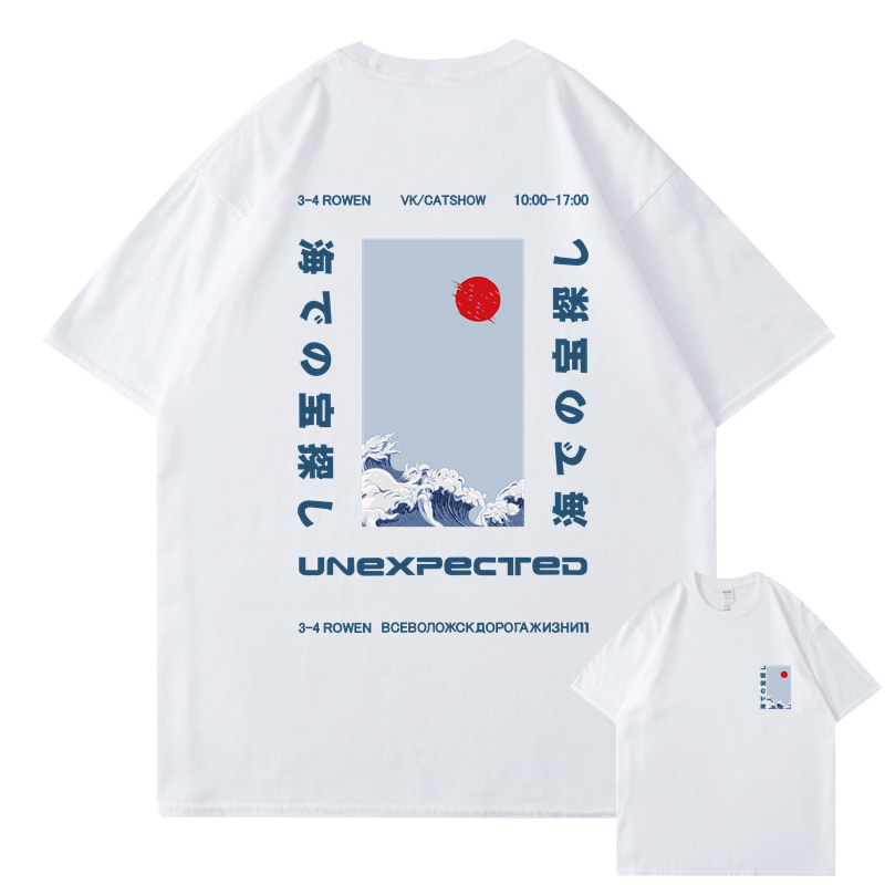 T-Shirt à Manches Courtes en Coton pour Homme, Streetwear, Hip Hop, Harajuku, Japonais, Imprimé Okeji, Fille et Garçon, Été, 2024
