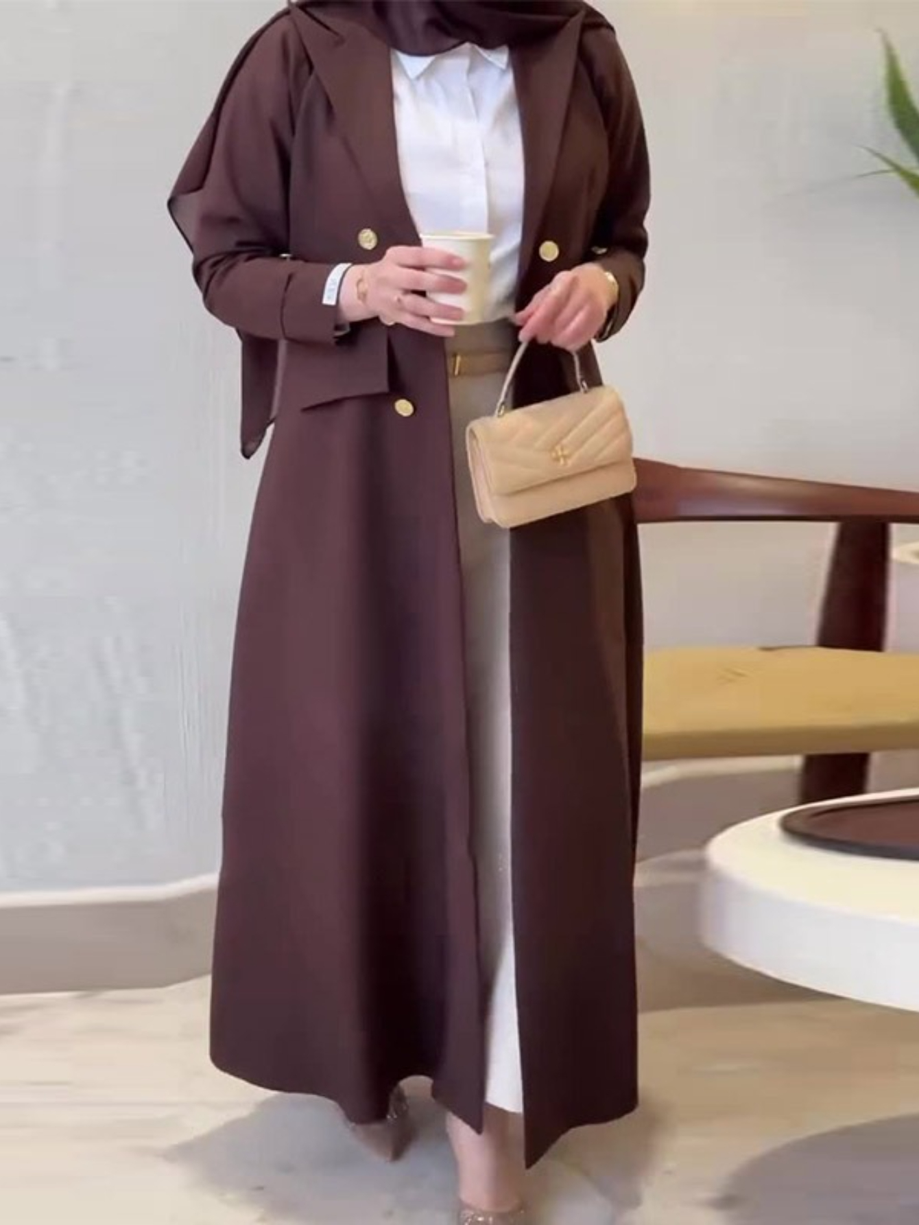 Eid femmes Abaya Robe musulmane Trench manteau automne fête Ramadan Long Cardigan Abayas robes Largos arabe longue Robe maroc caftan