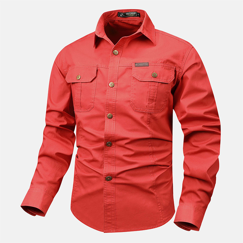 Chemise tactique chemises pour hommes chemise militaire à manches longues chemise tactique homme chemise noire homme chemise extérieure