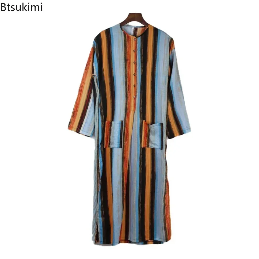 2026 Vêtements pour hommes musulmans : Abaya, Robes de nuit amples et décontractées, Peignoirs, Robes longues de plage pour les vacances, Caftans marocains, Robes arabes