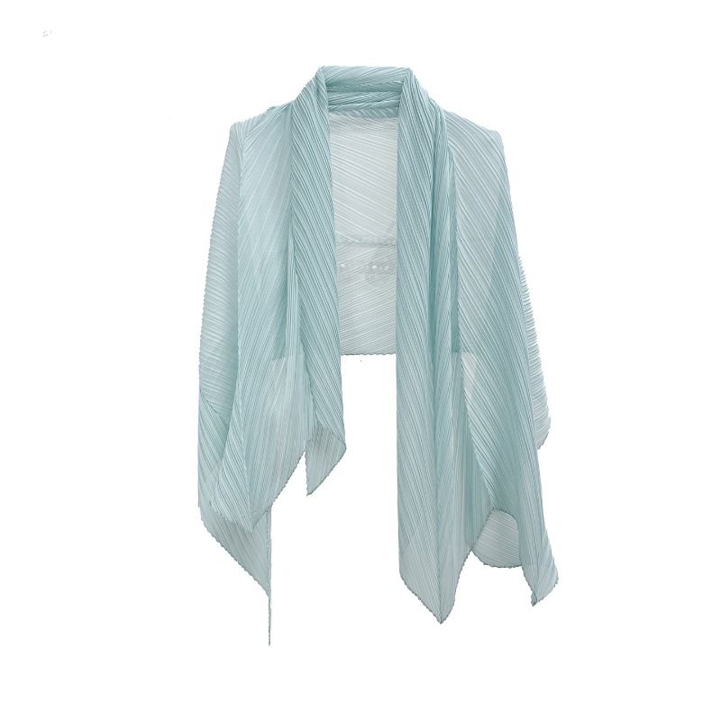 Écharpe plissée pour femme, châle en tissu, mode coréenne, foulard fin de protection solaire, foulard femme de luxe, marque Hijabs pour femme