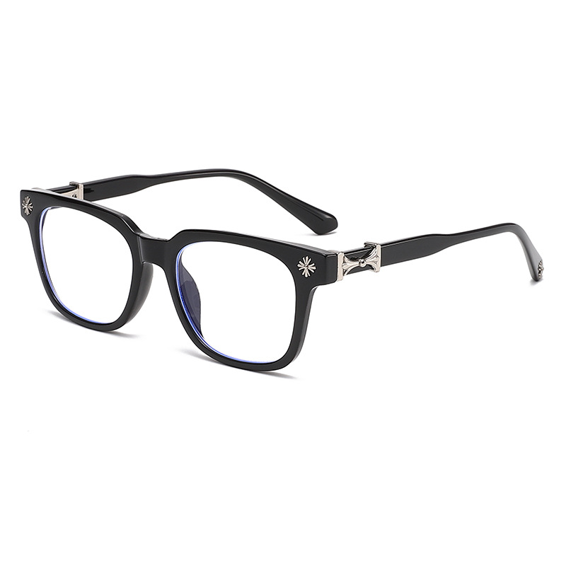 Lunettes anti-lumière bleue carrées classiques pour hommes et femmes, monture noire et transparente, unisexe, pour ordinateur, lunettes pour femmes