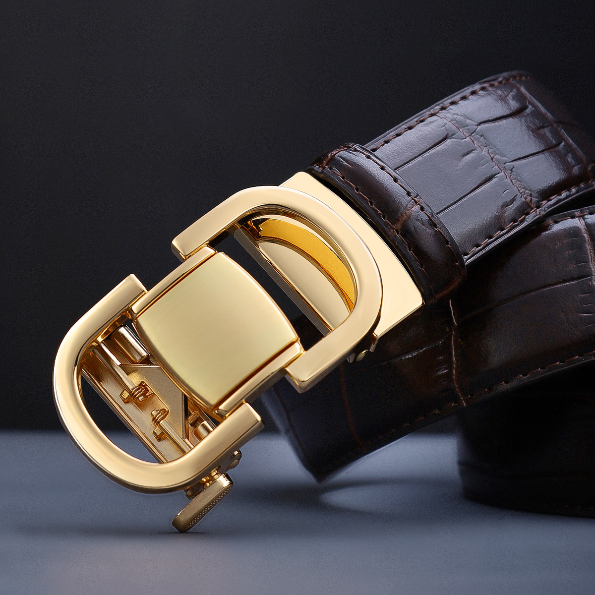 Ceinture pour homme en matériau de qualité supérieure, ceinture de marque de luxe décontractée et tendance, ceinture polyvalente pour jeans, ceinture pour homme
