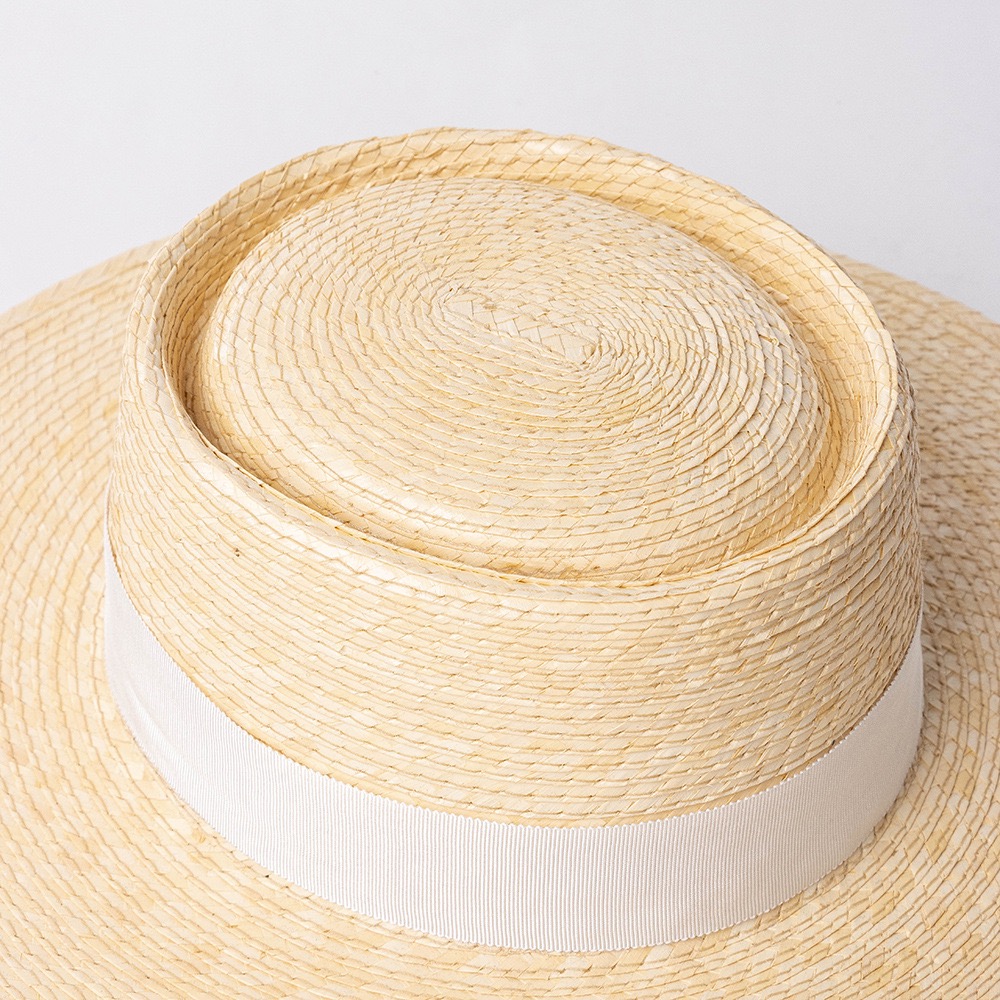 Chapeau de paille tissé bicolore, feuilles de tournesol tissées à la main pour femmes et hommes, chapeau de plage Vintage décontracté à grand bord pour l'extérieur, été