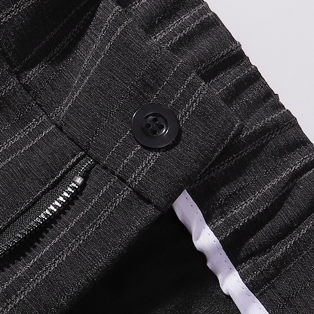 Pantalon de costume de bureau élégant à taille élastique et coupe large pour femmes et hommes, streetwear, mode tendance hiver-printemps