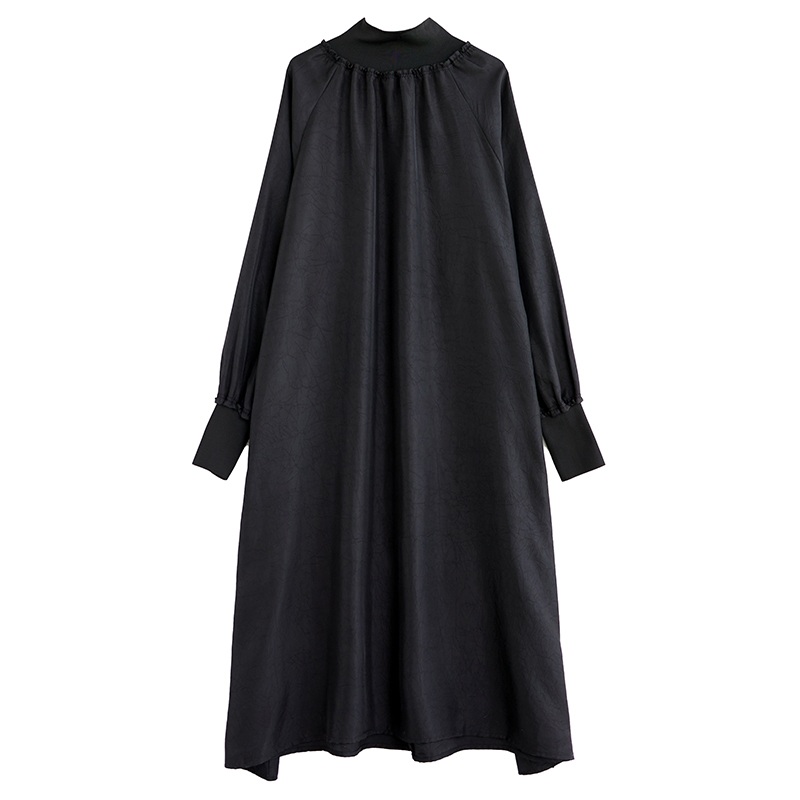 Manches longues surdimensionné vintage nouveau en robes pour femmes décontracté ample printemps automne robe vêtements élégants 2025