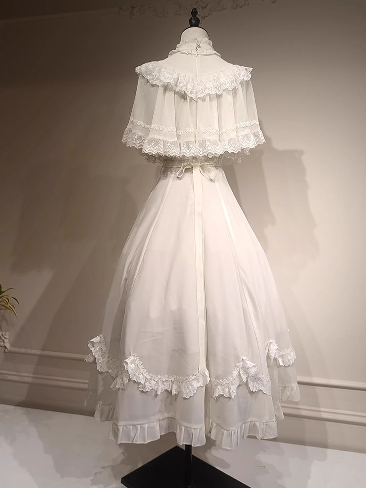 Robe Midi Élégante Française avec Nœud Papillon et Dentelle, Patchwork, Taille Cintrée, Chic, de Créateur, pour Femme, Tenue de Soirée Féerique