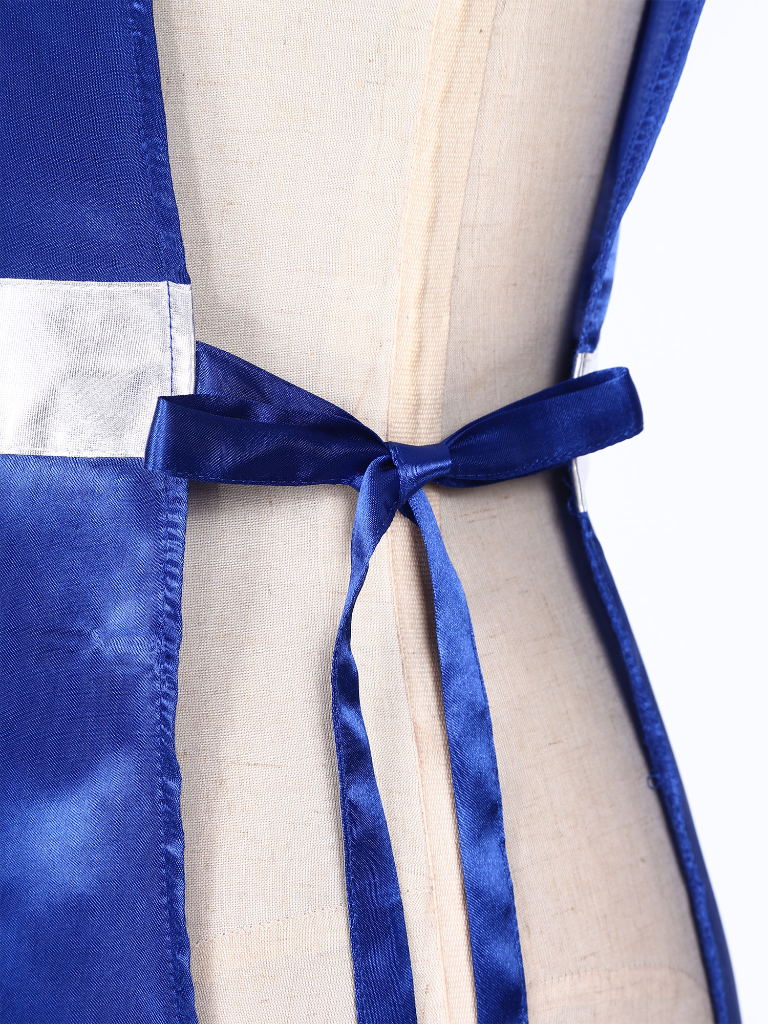 Robe de culte de chorale d'église pour femmes, louange liturgique, danse lyrique, vêtements de danse, sans manches, à lacets sur les côtés, tunique fendue