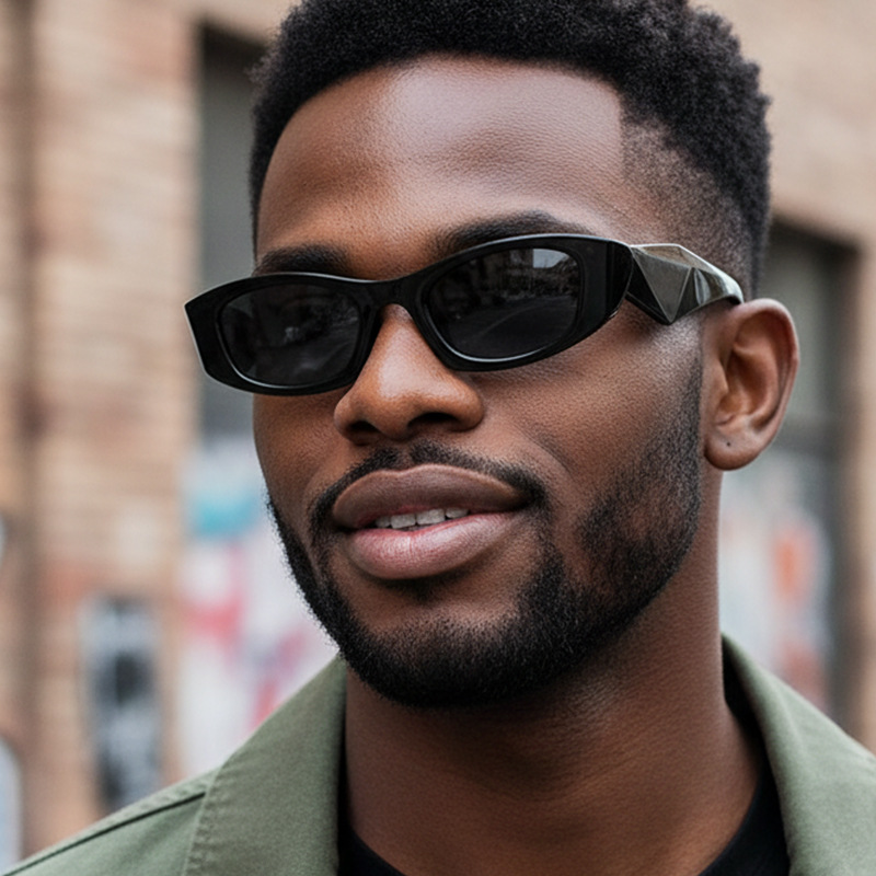 Nouvelles Lunettes de Soleil Carrées Rétro de Qualité pour Femmes, Style Classique, Décoration Tendance, Protection UV400, Lunettes de Soleil Punk Léopard pour Hommes