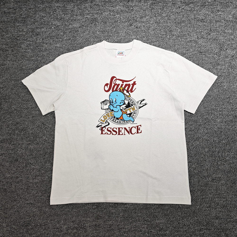 Yao mode Saint de Michael haute qualité 1:1 décontracté Streetwear ample Baggy manches courtes unisexe hommes vêtements t-shirt pour hommes