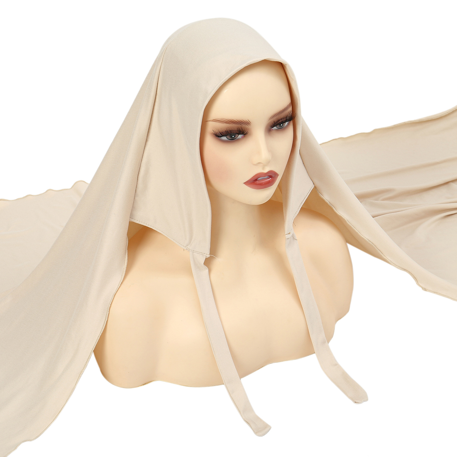 Foulard Hijab malais avec Bandage antidérapant pour femmes musulmanes, respirant, Long châle islamique, bandeau Turban à la mode