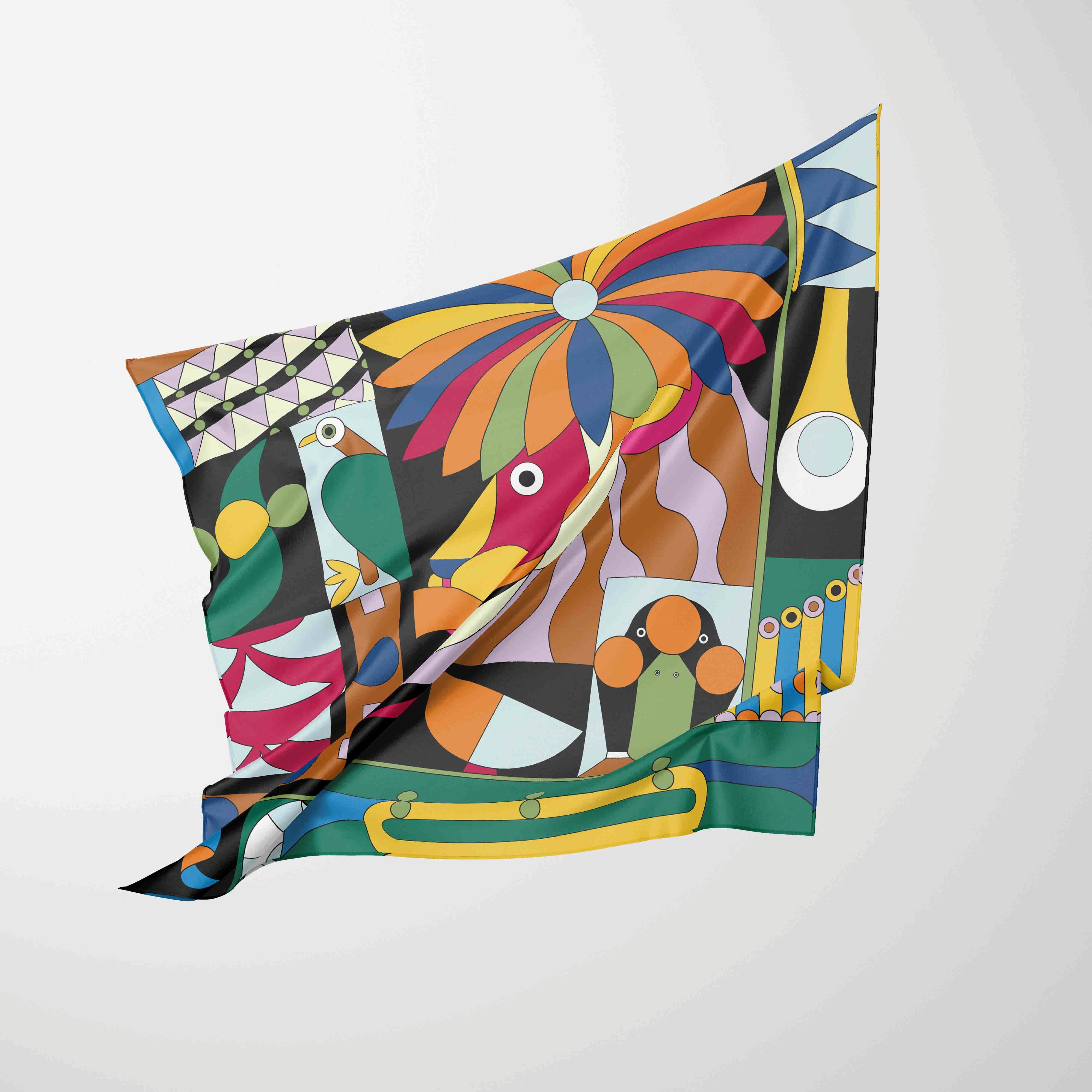 70 cm * 70 cm foulard carré en soie femmes Bandana imprimé foulards bandeau mode dame cheveux châle et enveloppement femme foulard Hijab