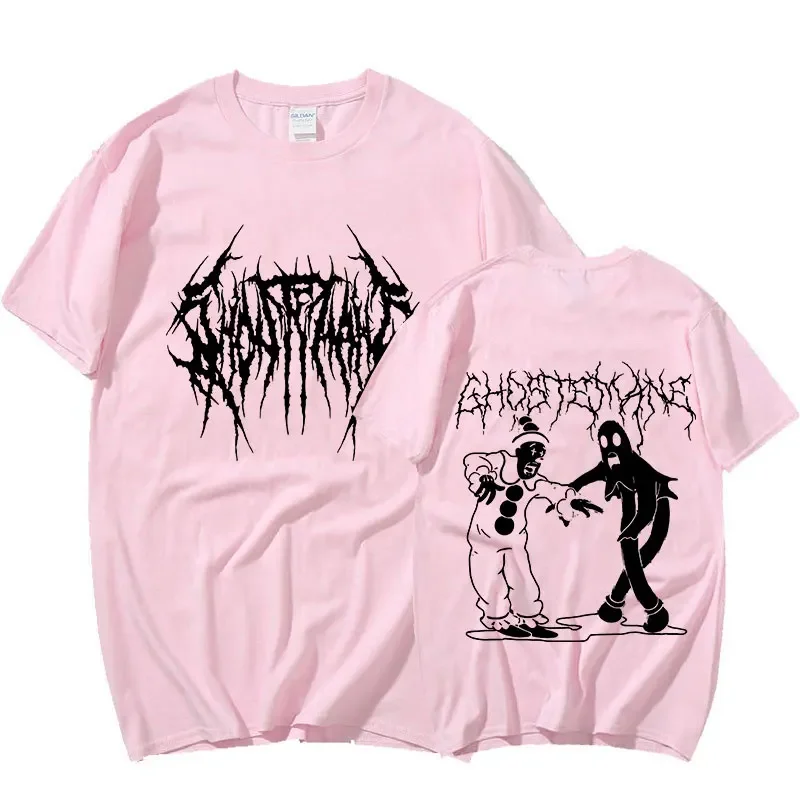 Hommes femmes imprimer T-shirt mode Hip Hop métal gothique Rock T-shirt ample Streetwear été ample Sport T-shirt Y2K à manches courtes