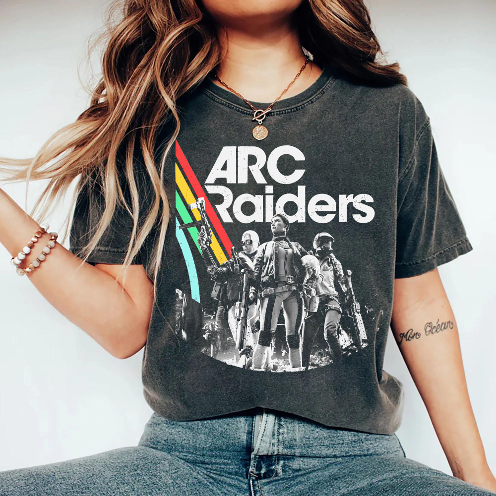 Arc Raiders chemise jeu vidéo t-shirt 55ds graphique vêtements graphique à manches courtes chemise unisexe hommes femmes toutes saisons