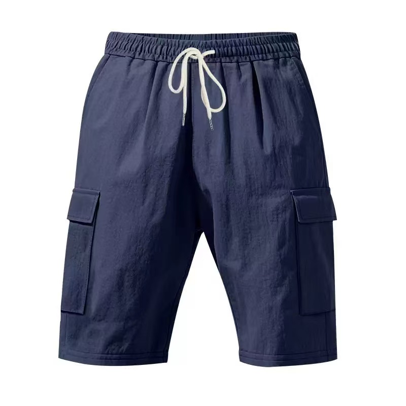 Shorts cargo décontractés multi-poches, shorts de travail, décontractés, sportifs, légers, coupe ample, absorbant la transpiration et respirants
