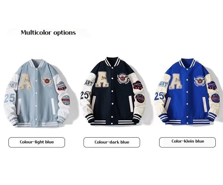 Printemps et automne nouvelle veste de Baseball veste pour hommes rue Hip Hop veste coupe-vent automne et hiver chemise de Baseball chaude Jakcet