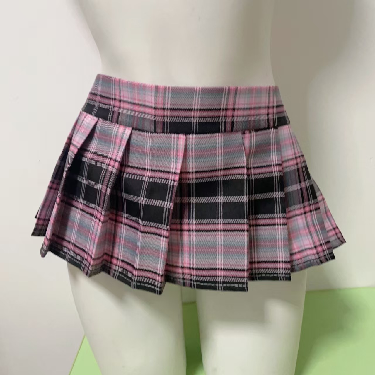 Mini jupes d'été pour femme, jupes à carreaux vintage de mode coréenne pour femmes, jupes y2k, jupes plissées à carreaux rouges, style preppy