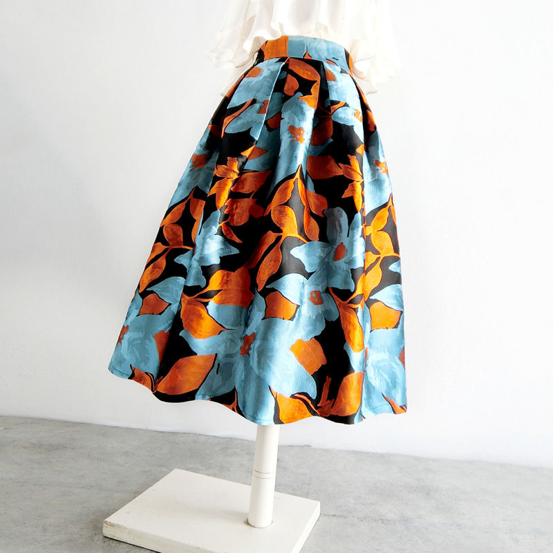 Jupe Jacquard irrégulière pour femmes, haut de gamme, mode élégante, classique, assortie avec tout, jupe Tutu Vintage coréenne