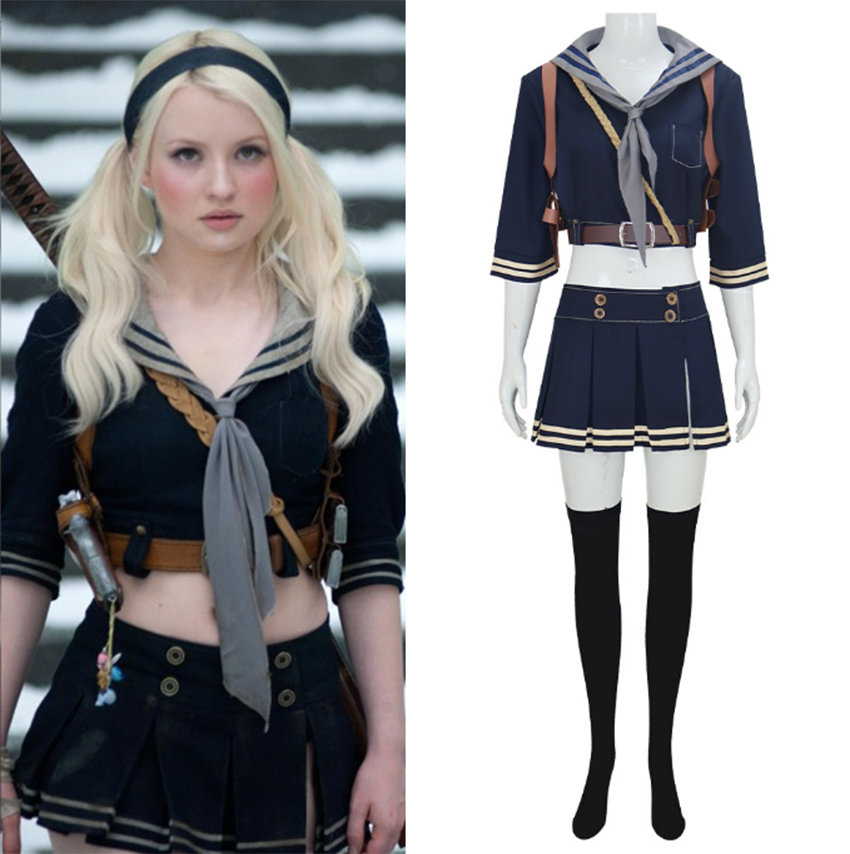 Costume de marin Emily Cosplay, tenue de poinçon à ventouse, jupe, déguisement, uniforme JK, robe Preppy pour femmes, fête de carnaval d'halloween