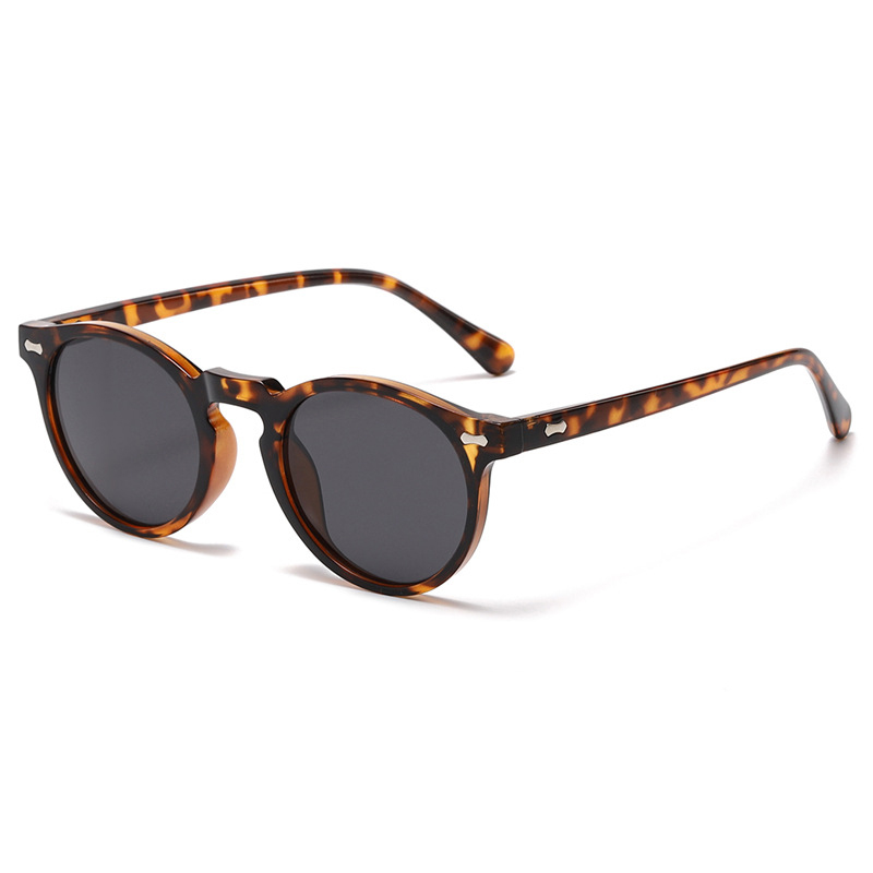 Lunettes de soleil rondes rétro pour hommes et femmes, petites lunettes de soleil polarisées à la mode pour hommes et femmes, nuances littéraires Vintage, lunettes de conduite
