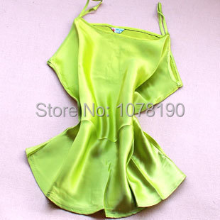 Camisole en satin de soie de mûrier 100% naturelle pour l'été